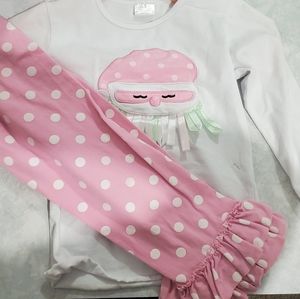 Todler girls Santa outfit